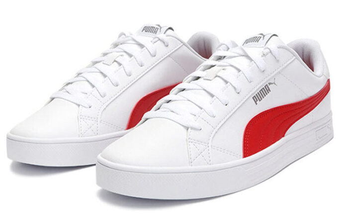 Smash Vulc V3 Lo ”Vit Hög Risk Röd”