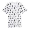 Smurfarna All Out-tryckt t-shirt ”Vit”