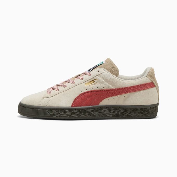 Sneakers i mocka med fuzzymönster Sneakers i mocka med fuzzymönster
