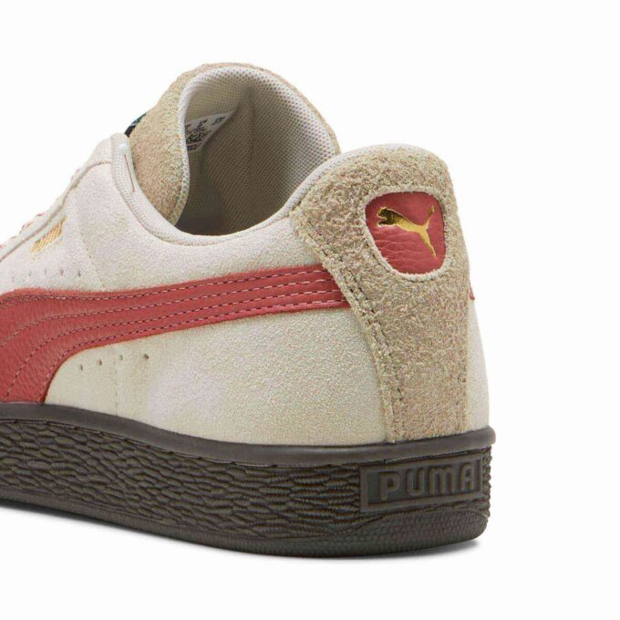 Sneakers i mocka med fuzzymönster Sneakers i mocka med fuzzymönster