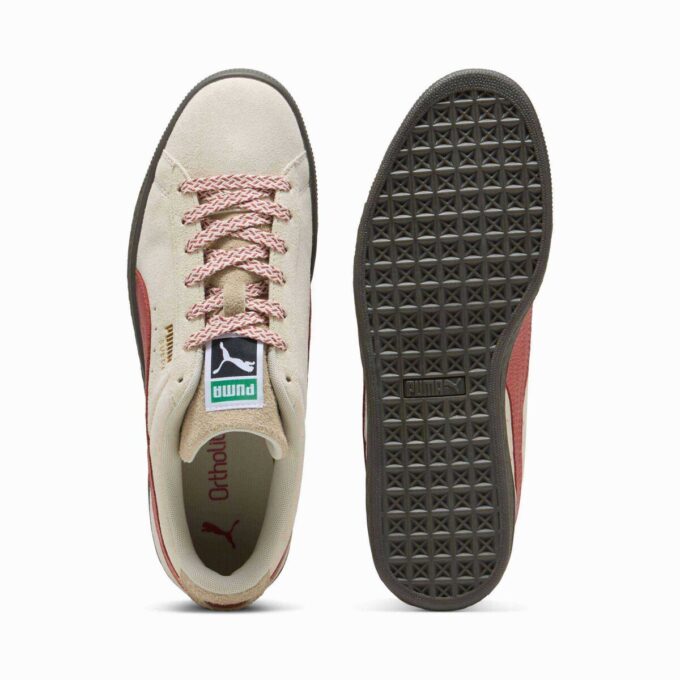 Sneakers i mocka med fuzzymönster Sneakers i mocka med fuzzymönster