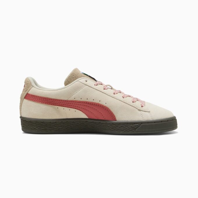 Sneakers i mocka med fuzzymönster Sneakers i mocka med fuzzymönster