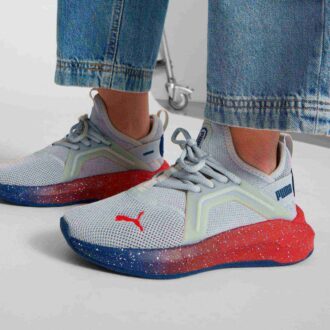 Softride Enzo 5 Speckle Fade stora barnsneakers