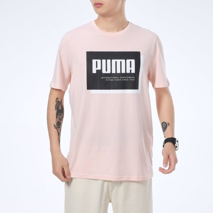 Sommar Court Graphic T-shirt ”Rosa”