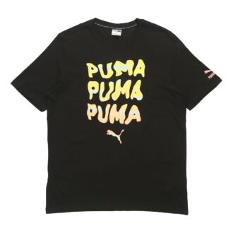 Sommargrafik-T-shirt ”Svart”