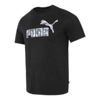 Sommarsplash Grafisk T-shirt ”Svart”