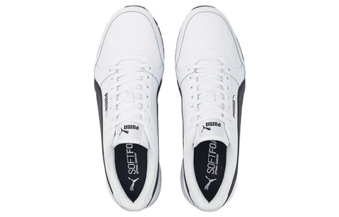 ST Runner v3 Läder ”Vit Svart”