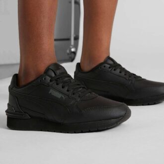 ST Runner v4 Lädersneakers för stora barn