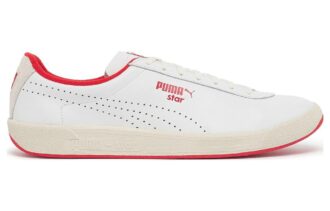 Stjärnjordgubbar och gräddvita sneakers ”Vitröd”