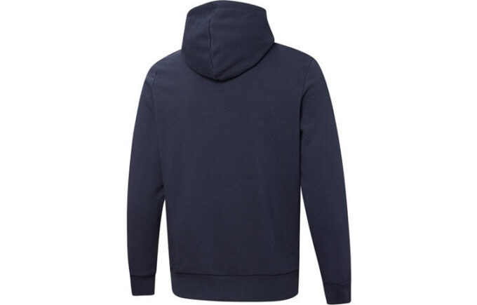 Stor Logotyp Hoodie ”Marinblå”