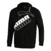 Stor Logotyp Hoodie ”Svart Vit”