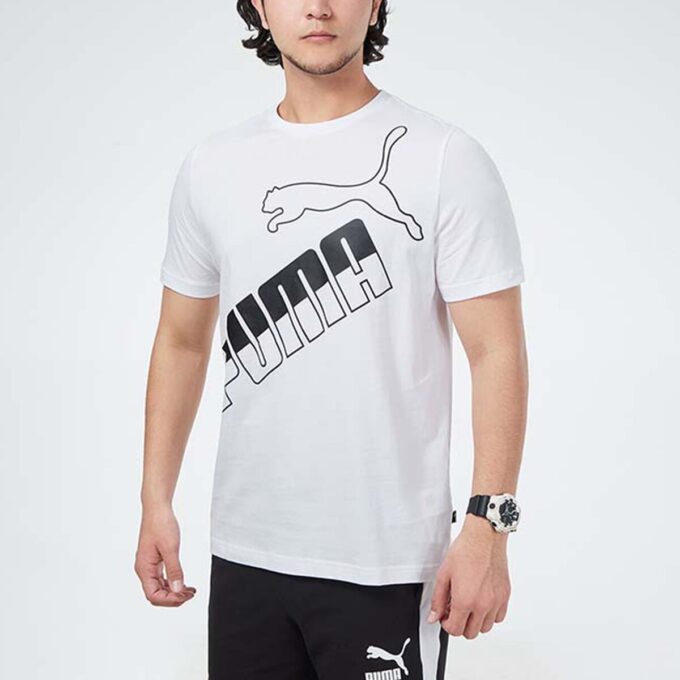 Stor logotyp t-shirt ”Vit”