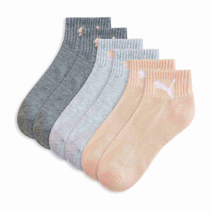 Stora barns halvfrotté Quarter Crew-strumpor (3 par)