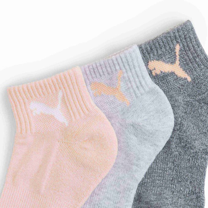 Stora barns halvfrotté Quarter Crew-strumpor (3 par)