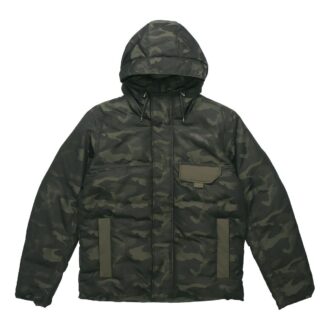Streetstyle 480 Dunjacka med huva och kamouflage ”Svart”