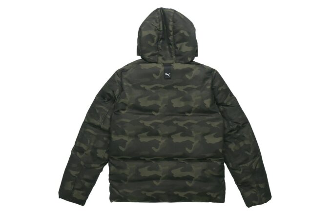 Streetstyle 480 Dunjacka med huva och kamouflage ”Svart”