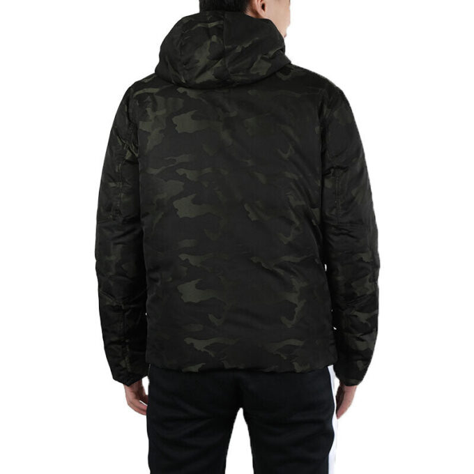 Streetstyle 480 Dunjacka med huva och kamouflage ”Svart”