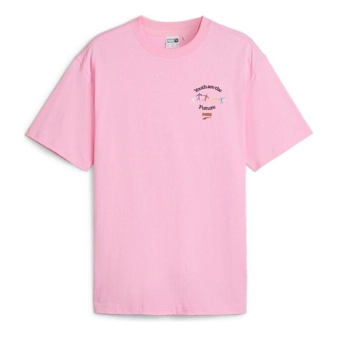 T-shirt med grafisk design från Youth Are The Future ”Rosa”