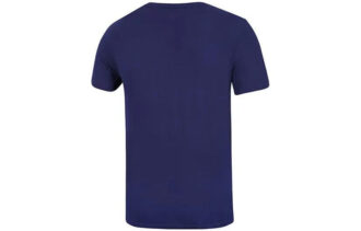 T-shirt med logotyp och grafik ”Marinblå”