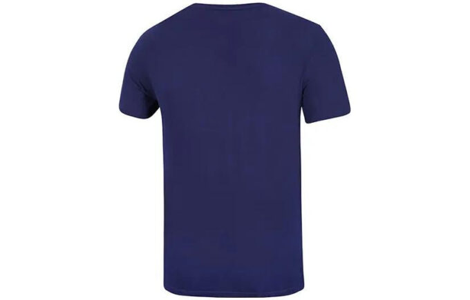 T-shirt med logotyp och grafik ”Marinblå”