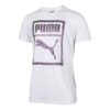T-shirt med logotyp och grafik ”Vit”