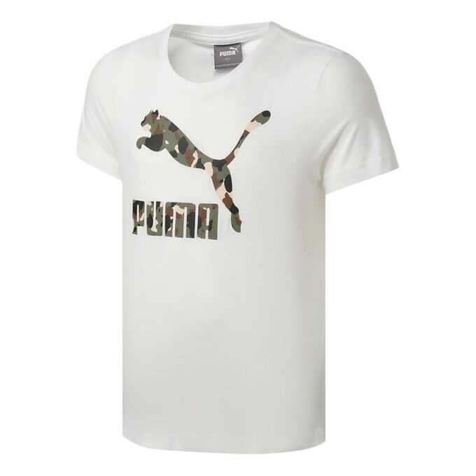 T-shirt med logotyp och grafik ”Vit Grön Svart”