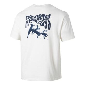 T-shirt med logotypficka ”Vit”