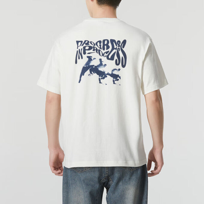 T-shirt med logotypficka ”Vit”