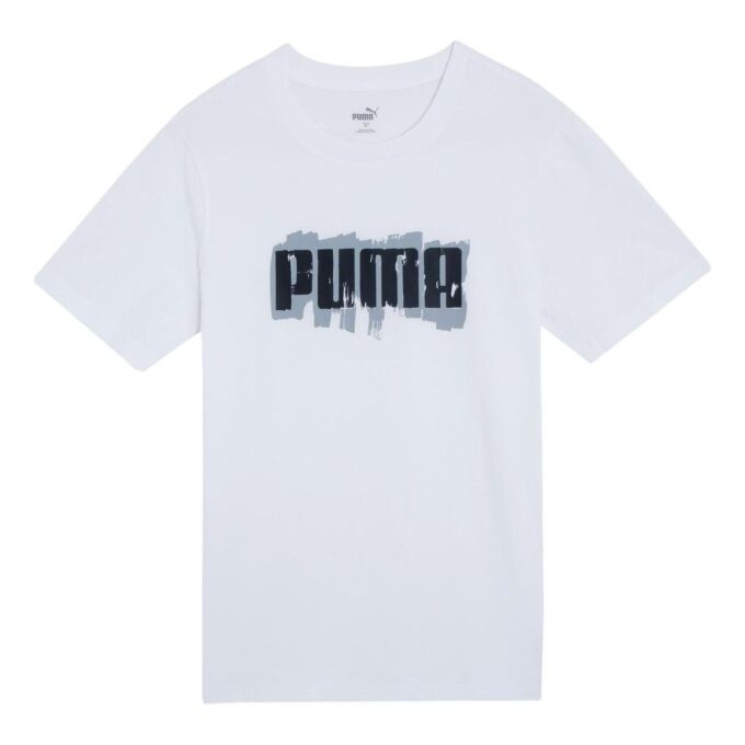 T-shirt med logotyptext ”Vit”