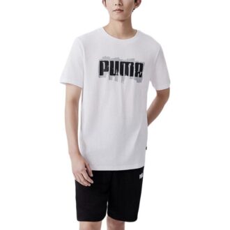 T-shirt med logotyptext ”Vit”
