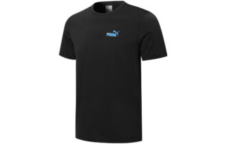 T-shirt med stor logotyp baktill ”Svart”