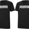 T-shirt med återvunnen logotyp ”Svart”