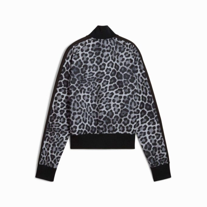 T7 Leopard Luxe Dam Träningsjacka med Djurtryck T7 Leopard Luxe Dam Träningsjacka med Djurtryck