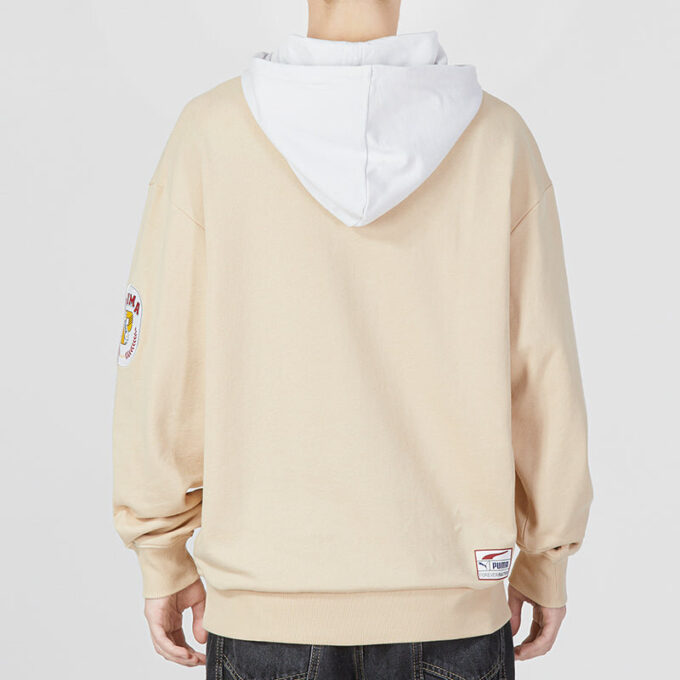 Team Badge Hoodie ”Beige”