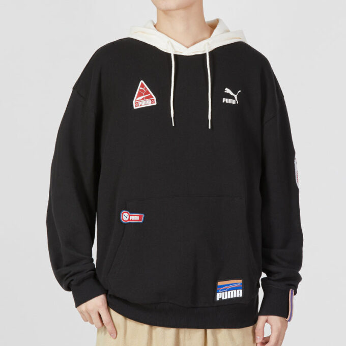 Team Badge Hoodie ”Svart”