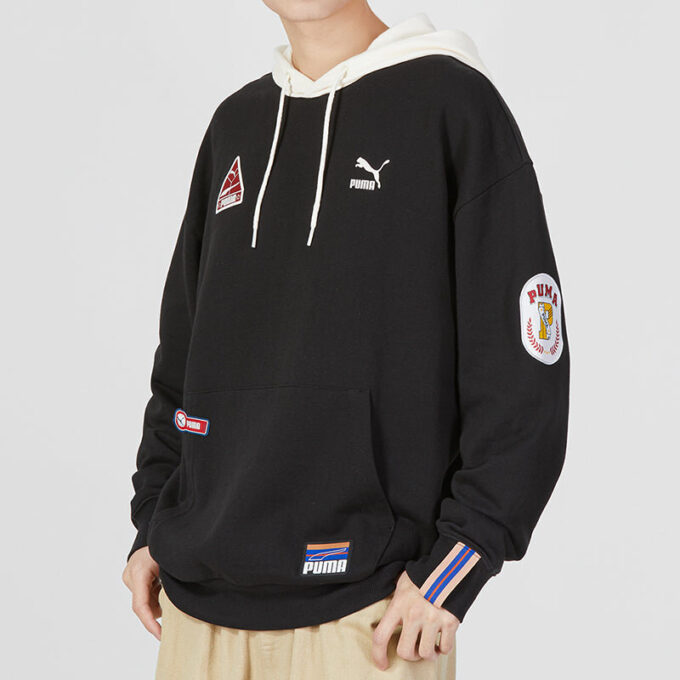Team Badge Hoodie ”Svart”