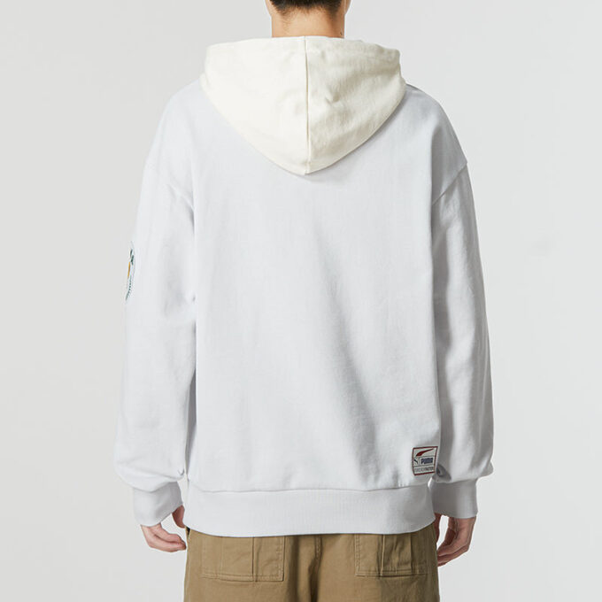 Team Badge Team Badge Hoodie ”Grå”