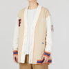 Team Badge V-ringad jacka ”Beige”