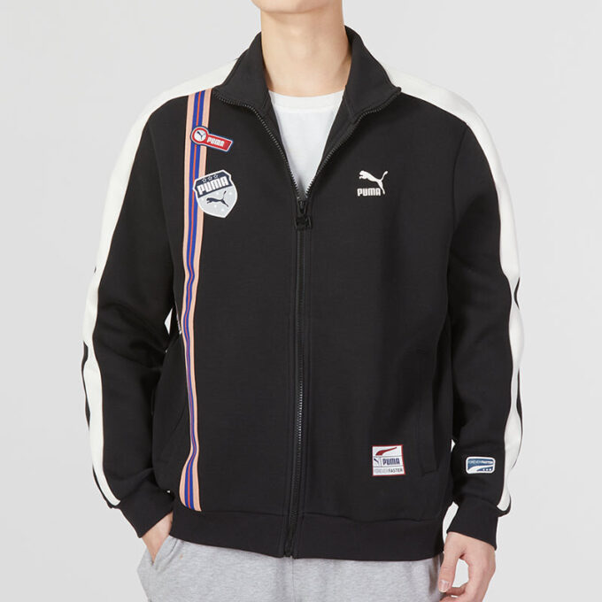 Team Badge Zipper Jacket ”Svart”