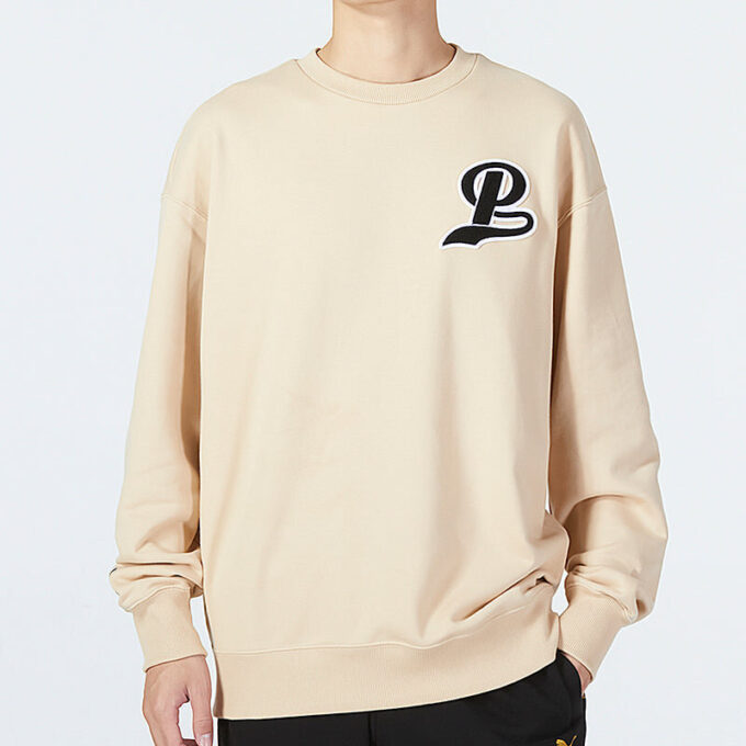 Team Crew Logo Tröja ”Beige”