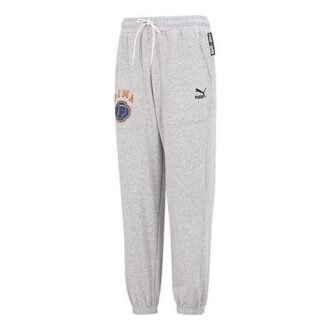 Team Pants Tr Logo Byxor ”Grå”