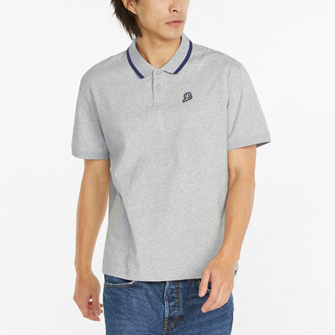 Team Polo T-shirt ”Grå”