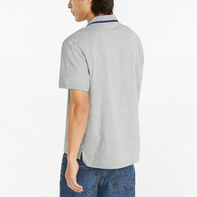 Team Polo T-shirt ”Grå”