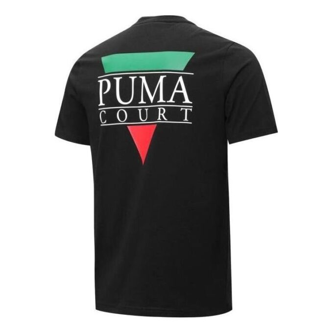 Tennisklubbens grafiska t-shirt ”Svart”
