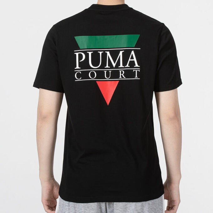 Tennisklubbens grafiska t-shirt ”Svart”