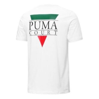 Tennisklubbens grafiska t-shirt ”Vit”