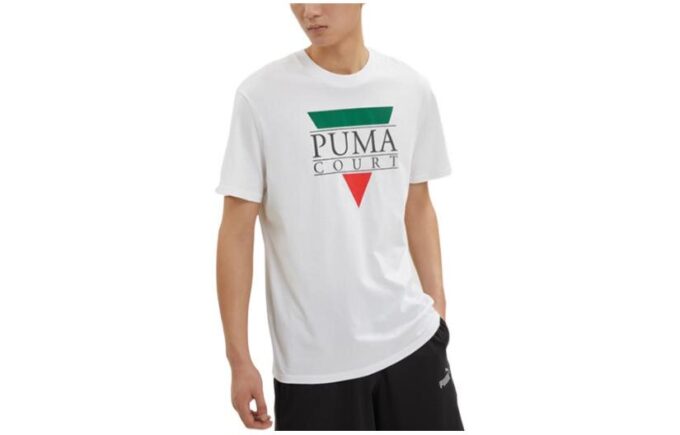 Tennisklubbens grafiska t-shirt ”Vit”