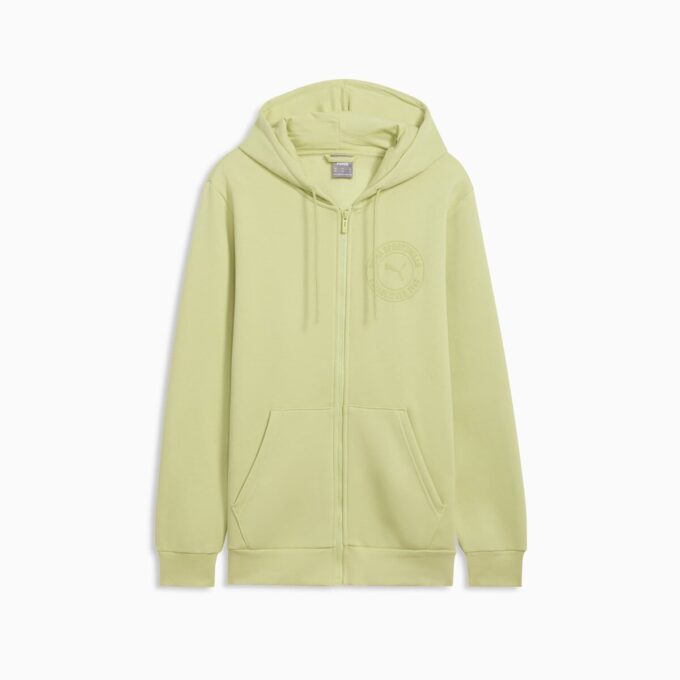 Tonal Collection Graphic Herr Hoodie med Hel Dragkedja Tonal Collection Graphic Herr Hoodie med Hel Dragkedja