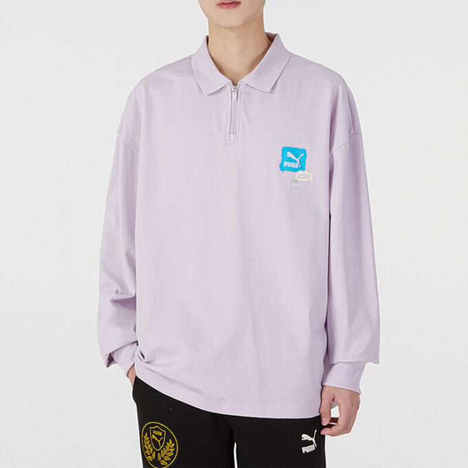 Trend Graphic Logo Sweatshirt ”Lila”