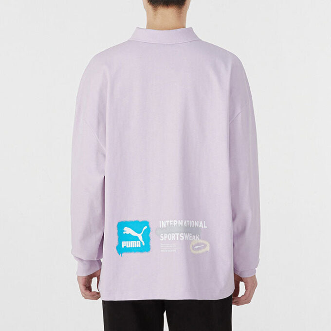 Trend Graphic Logo Sweatshirt ”Lila”